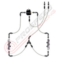 PSR/Raceworks Parallel Fuel Rail Kit  Turbosmart FPR800 Blue PSR-RWH-434