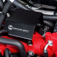 Boost Solenoid Cover (suits Subaru 08+ STI) - Black PWED01B