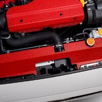 Radiator Cover (suits Subaru 15+ WRX/STI) (suits Intakes w/o Factory Inlet Chute) - Red PWED04R