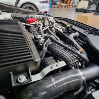 2022+ WRX top mounted intercooler kit black PWTMIC17B
