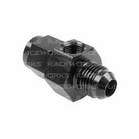 Raceworks Female Swivel To Male With 1/8''NPT Port AN-8 RWF-140-08BK