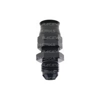 Raceworks Male To 3/8'' Straight Tube Adapter AN-6 to 3/8" RWF-618-06-06BK