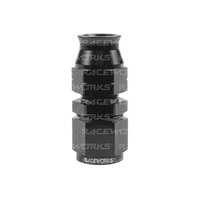 Raceworks Female To 1/2'' Straight Tube Adapter AN-8 to 1/2" RWF-619-08-08BK