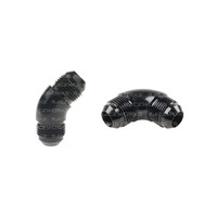 Raceworks Male Flare Union 90 Deg 45 Degree RWF-827-04BK