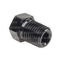 Raceworks NPT Reducer Female 1/8'' - Male 1/4'' 1/4" NPT to 3/8" NPT RWF-912-06-04BK
