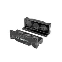 Raceworks Billet Aluminium Vise Jaws (Black)  RWT-002BK