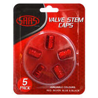Valve Cap Red - 5 Pack