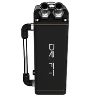 Oil Catch Tank - Black 600ml Rectangle