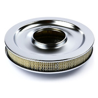 Chrome Filter Assembly 14" x 2" Holley