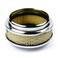Chrome Filter Assembly 6" x 2" Holley