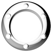 Steering Wheel Polished Alloy Facia Plate