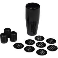 Billet Gear Knob Black Alum 8 Shift Patterns