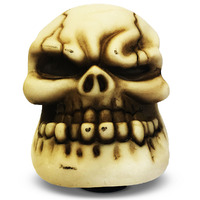Skull Gear Knob Cream Large