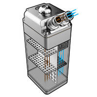 Oil Catch Tank Baffled Rectangle Polished Billet 600ml