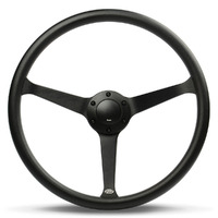 Steering Wheel Poly 15" Classic DD Black Alloy Solid