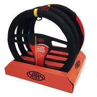 Steering Wheel Cover Black Poly With Logo 380mm
