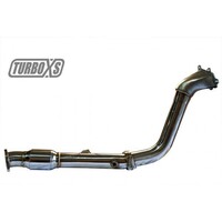 Invidia G200 Turbo Back Exhaust w/Hyperflow Down Pipe, SS Tip for Subaru Forester XT SG 03-08