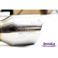 Invidia Q300 Turbo Back Exhaust w/SS Tips for VW Golf GTI Mk7