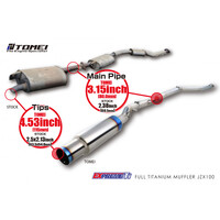 FULL TITANIUM MUFFLER KIT EXPREME TI CHASER/MARK2 JZX100