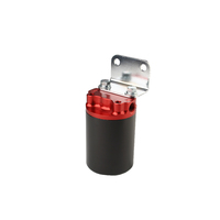 AEROMOTIVE 100 Micron, Red/Black Canister Fuel Filter(12319)