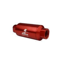 AEROMOTIVE 40 Micron, ORB-10 Red Fuel Filter(12335)