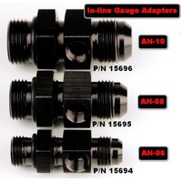 AEROMOTIVE ORB-10 to AN-10 In-line Gauge Adapter(15696)