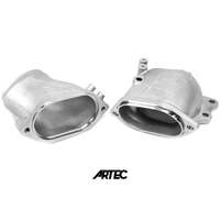 ARTEC 4"- 3.5" CAST OUTLET O2 HOUSING DUMP PIPE for MITSUBISHI EVOLUTION EVO 10 4B11T