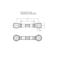REAR TOE CONTROL ARM MITSUBISHI, LANCER MIRAGE, OUTLANDER, 01~07, 06-12, TIS 07-