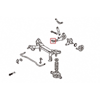 REAR TRAILING ARM BUSHING MAZDA, 6/ATENZA, GG/GY 02-08