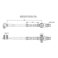 FRONT TENSION/CASTER ROD TOYOTA, AE86 83-87