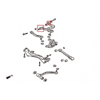 REAR UPPER CONTROL ARM BUSHING MITSUBISHI, LANCER EVO, CN9A, CP9A, CT9A