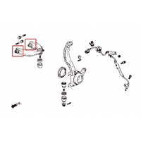 FRONT UPPER ARM BUSHING HONDA, ACCORD TL, EURO, TSX, CL7/8/9, CL9, CP1/2/3 CS1/2, CU1/2, UA6 04-08, UC1