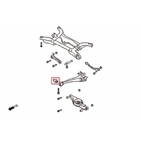 REAR TRAILING ARM BUSHING MITSUBISHI, LANCER MIRAGE, OUTLANDER, 06-12, TIS 07-