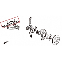 FRONT UPPER ARM BUSHING HONDA, CIVIC, CRX, INTEGRA, EF6/7/8, DA 90-93, EC/ED/EE/EF