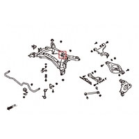 REAR DIFF MOUNT BUSHING FX SERIES, FX35/45 (S50)