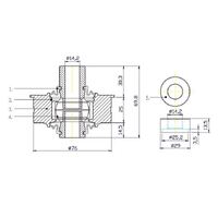 FRONT LOWER ARM BUSH SUBARU, IMPREZA, STI GE-GR 07-13, WRX/STI VA 14-