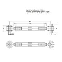 REAR TOE CONTROL ARM AUDI, SKODA, VOLKSWAGEN, A3, GOLF, GOLF R, KAROQ, KODIAQ, OCTAVIA, PASSAT, SUPERB, TIGUAN, TOURAN, TT, 17-PRES