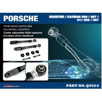ADJUSTABLE FRONT/REAR CASTER ARM PORSCHE, 911, BOXSTER, 986 96-04, 987 04-12, 996 97-04, 997 05-12