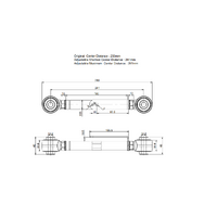 REAR TOE KIT MITSUBISHI, ECLIPSE, OUTLANDER, 18-PRESENT, 12-PRESENT