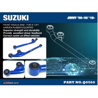 FRONT RADIUS ARM 2" LIFT SUZUKI, JIMNY, 18-PRESENT, 98-18