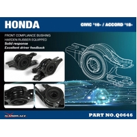 FRONT LOWER COMPLIANCE BUSHING KIT HONDA, ACCORD CIVIC, FC, 18-PRESENT