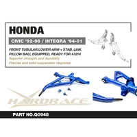FRONT TUBULAR LOWER CONTROL ARM SET HONDA CIVIC '92-95, INTEGRA '94-01