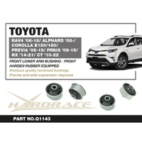 FRONT LOWER ARM BUSHING, REAR TOYOTA RAV4 '06-18, ALPHARD '08-, COROLLA '07-13 E150, '13-18 E180, PREVIA '06-19, PRIUS '09-15, PRIUS ALPHA '11-21, NX