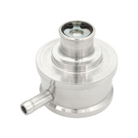 Proflow Breather Cap Push-In with Tube Ball-Milled ,Polished Aluminum