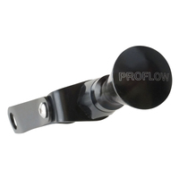 Proflow Engine Dipstick Braided Stainless Steel Black Billet Handle Dart SHP Block SB For Chevrolet
