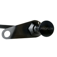 Proflow Transmission Dipstick Braided Stainless Black Billet Handle, Transmission Mount TH350 Each