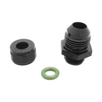 Proflow Barb End Adaptor Suit 3/8'' Barb to AN8 Male Black Each