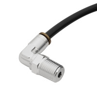 Proflow Fitting Push To Connect Nylon Tube Straight 1/4in. Nylon Tube To 1/4in. NPT Black