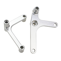 Proflow Alternator Bracket Kit Aluminium GM For Holden VT-VZ Commodore LS1 LS2 Silver