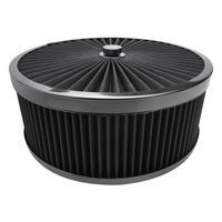 Proflow Air Filter Assembly Flow Top Round Black 14in. x 5in. Suit 5-1/8in. Neck Recessed Base